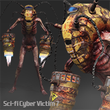 Icon of the asset:Sci-fi Cyber Victim 7