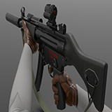 Icon of the asset:Mp V5 Submachine gun (Fps - Tps)