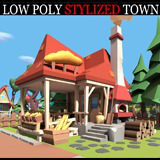 Icon of the asset:Townrama - Stylized Town (Lite)