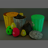 Icon of the asset:Trash bag & Trash box