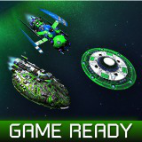 Icon of the asset:3D Spaceships Pack #08i Reloaded Green