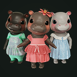 Icon of the asset:Hippopotamus Mindy