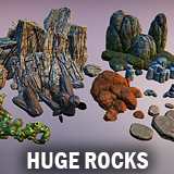 Icon of the asset:Huge rocks pack