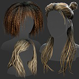 Icon of the asset:Realistic Hairstyle Pack