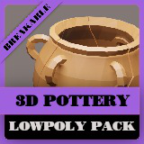 Icon of the asset:3D Breakable Pottery Lowpoly Pack
