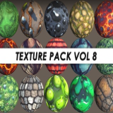 Icon of the asset:Stylized Textures - Pack Vol 8
