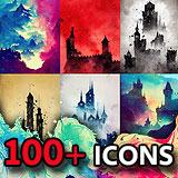 Icon of the asset:Paint Drip Icons - Places - Fantasy RPG