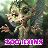 Icon of the asset:Baby Monsters 1 - RPG Fantasy Character Icons