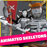 Icon of the asset:LOW POLY SKELETONS - Animated & Modular