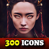 Icon of the asset:Epic Fantasy RPG Icons - Heroes & Villains 1