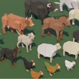 Icon of the asset:Animated Farm Animals - 3D LOW POLY