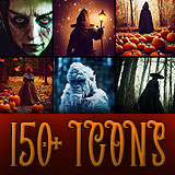 Icon of the asset:Halloween Haunts - Haunts Icon Pack for RPG / Fantasy / Realistic Games