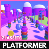 Icon of the asset:Platformer Pack - Low Poly Asset Pack by Ake