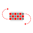 Icon of the asset:Pooled Grid Layout - fast scrollable grid with reusable cells