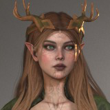 Icon of the asset:Forest Elf Druid Lady
