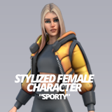 Icon of the asset:Stylized Modular Character (Female)